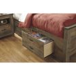 Signature Design by Ashley Trinell B446B15 Twin Panel Bed with 2 Storage Drawers Online Hot Sale