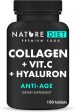 Nature Diet - Colágeno con Ácido Hialurónico y Vitamina C | 180 Tabletas de 500mg | Anti-Envejecimiento | Colágeno Hidrolizado Online Hot Sale