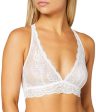 Iris & Lilly Bralette Encaje Mujer, Blanco Brillante, 40 Discount