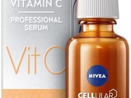 NIVEA Cellular Vitamin C Professional Serum (30ml) - Suero Hidratante que Refresca y Suaviza la Piel - Suero Antiarrugas Hidratante 24H - Cuidado Facial para una Piel Radiante Online now