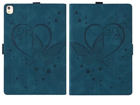 Onetheful Carcasa Libro Funda Tablet Apple iPad 10.2 2021 2020 2019   iPad Air 3 10.5 2019 Cover Mariposas en Relieve Fundas con Protectora PU Cuero y Soporte - Azul Oscuro Discount