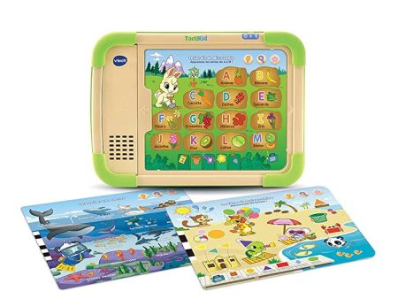 Vtech - TactiKid, Mi Tableta Educativa - Juguete Parte de Madera Juguete Sin Pantalla, Tableta De Madera - 3 5 años - Versión ES Embalaje Deteriorado Online